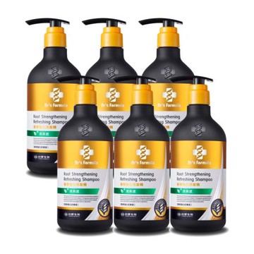 《台塑生醫》Drs Formula髮根強化洗髮精－清爽感(升級版)三代580g*6入