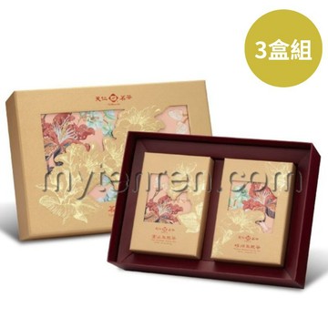 【DOZO嚴選】天仁茗茶 - 茗風雅韻茶葉禮盒 高山烏龍茶葉187g+精焙烏龍茶葉187g(附提袋) / 盒 x 3盒 / 組