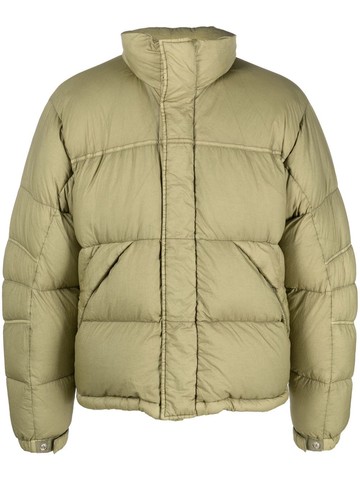 Ten C - feather-down padded puffer jacket - men - Cotton/Polyamide/Polyamide/Feather Down - 46 - Green