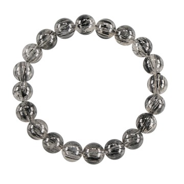 玄曜護身黑髮晶手鍊(8~8.9mm) (防小人/辟邪擋煞/旺事業/提升氣場/職場守護)