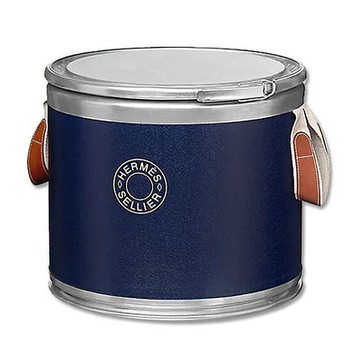 Hermes 愛馬仕 Hermes Sellier印花37 cm馬鞍儲物盒(78海軍藍)