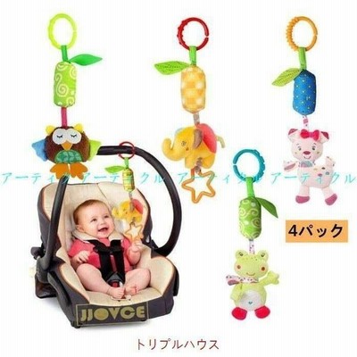 ベビーカー 車 おもちゃ 赤ちゃん用おもちゃ ハンドベル ラトル ソフト プラッシュ 幼児 新生児 出産祝い 誕生日ギフト 4パック 0 3 6 9 12ヶ月 通販 Lineポイント最大get Lineショッピング