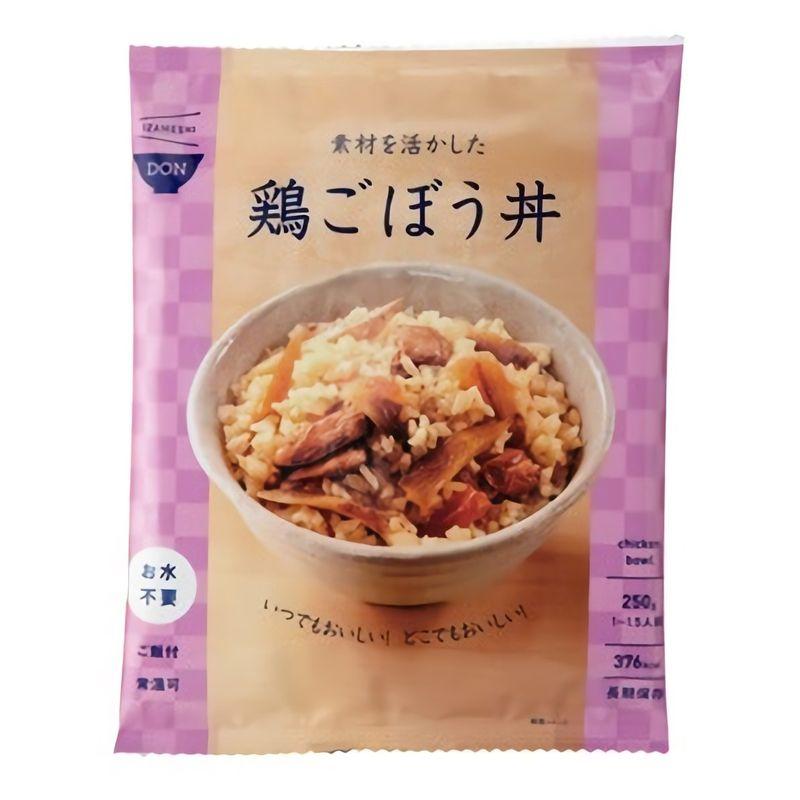 長期保存食 イザメシ IZAMESHI DON 素材をいかした鶏ごぼう丼×20個