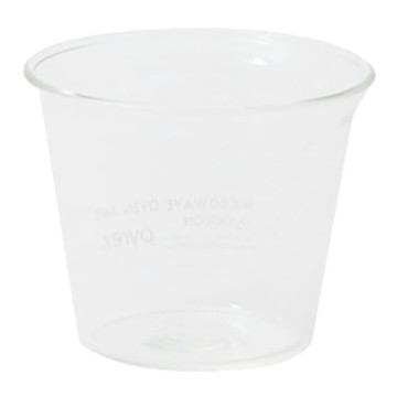 珍珠金屬 PYREX 耐熱玻璃吹制布丁杯 80ml  透明色  1個