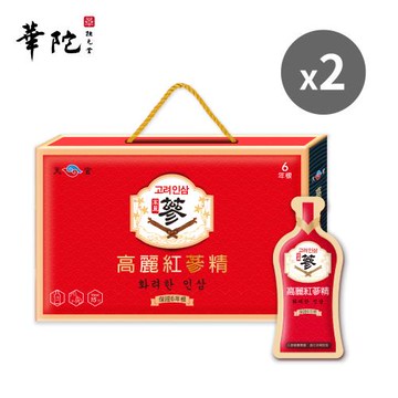 華陀天官 高麗紅蔘精禮盒(15ml/包;15包/盒)2盒入