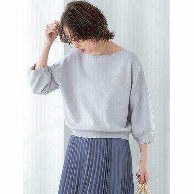 レディース セーター ロールネックセーター Cilia カラー:Light Grey