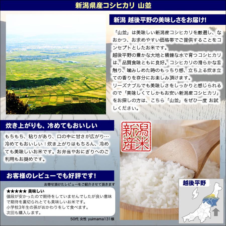 新米 お米 5kg 新潟産コシヒカリ 山並 令和5年産 送料無料 （北海道、九州、沖縄除く）