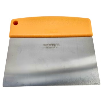 SaNNeNg 三能 塑膠柄切麵刀  116 x 130mm  橘色 + 銀色  1個