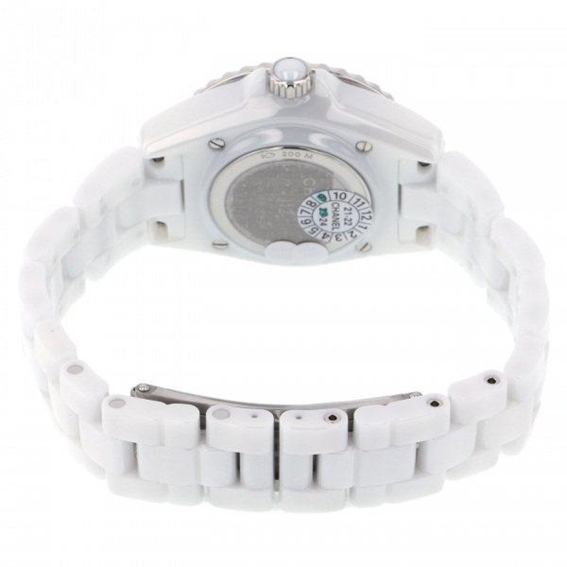 シャネル CHANEL J12 ファントム 33MM H6345 ホワイト文字盤 新品