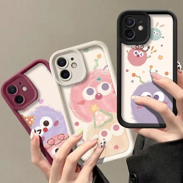 趣味卡通小毛球 Realme 14 Pro+ 14x 13 Pro 12X 12 12+ 防摔 保護殼 手機殼