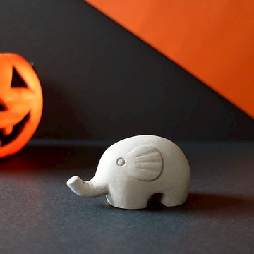 三木不大象 超迷你擺飾/磁鐵/水泥材質/收迴紋針/情人節禮物