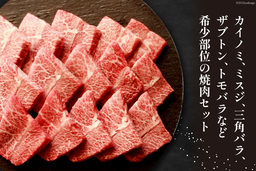 牛肉  黒毛和牛 宮崎産 希少部位 焼肉 セット 1kg [ウィズ・クリエイティブ 宮崎県 日向市 452060283] 和牛 焼肉用 赤身 肉 国産