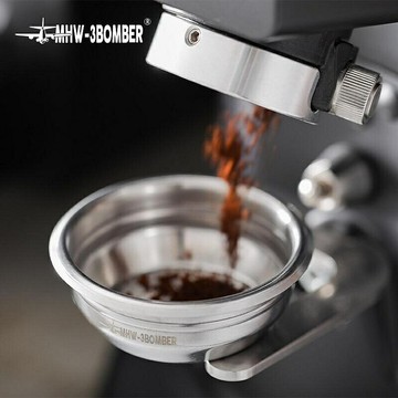 （咖啡用品與配件）MHW-3BOMBER轟炸機BEP蝴蝶粉碗 雙層精密粉碗58mm 意式咖啡機配件 J5DO