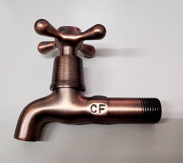 【大巨光】日本陶瓷心古銅色十字把手長栓(Y-06)