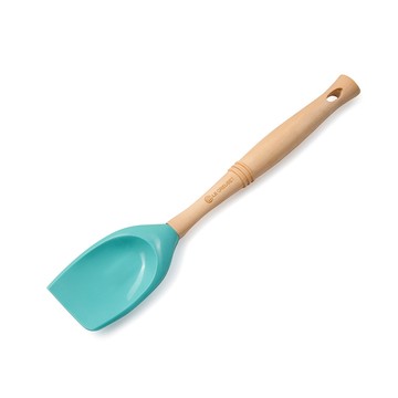 LE CREUSET -耐熱矽膠V鏟杓 (薄荷綠)