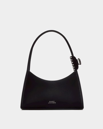 MARC JACOBS 夾飾肩背包 - 黑色