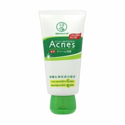 メンソレータムアクネス 薬用クリーム洗顔 130g ＊医薬部外品 ロート製薬 メンソレータム