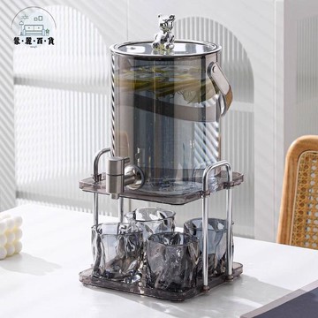 免運 冷水桶 泡酒瓶 玻璃瓶 玻璃罐 涼水壺 大容量客廳玻璃冷水壺耐高溫防爆水具套裝涼水壺帶水龍頭夏季啤酒特惠/工廠現貨 店長推薦 全館折扣 售後保障 m5322