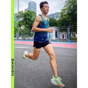 Sanken無縫貼合田徑背心輕量化