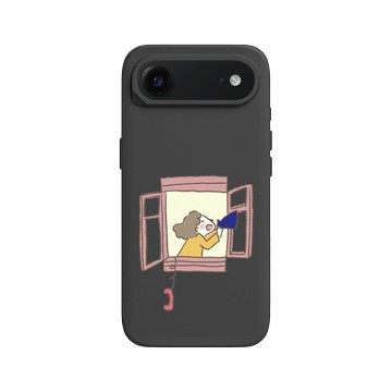 iPhone Air SolidX 黑 - 咻咻熊 XiuXiubear - 喂大笨蛋