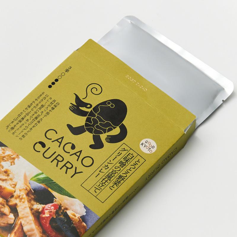 GOOD CACAO（グッドカカオ）　とろとろ野菜と白味噌の京風仕立てグリーンカレー レトルト 京都 レトルトカレー