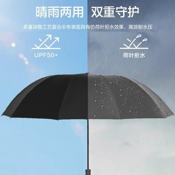 日本進口全自動折疊雨傘大號男士加固加厚結實抗風晴雨兩用女太