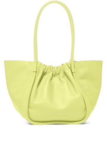 Proenza Schouler - large ruched tote bag - women - CALFSKIN - One Size - Green