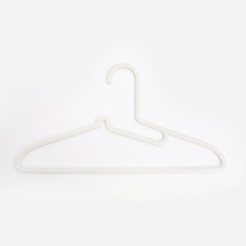 HOUSE DAY 護領衣架白色 10入