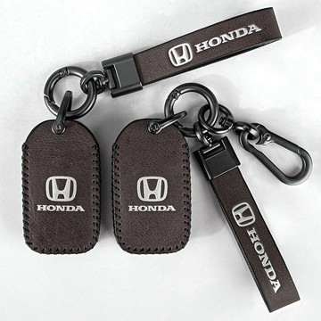 【真皮】honda鑰匙套 本田鑰匙套 CRV5 CRV5.5 FIT CIVIC ACCORD XRV 喜美 汽車鑰匙套
