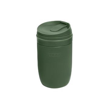 SWANZ 天鵝瓷 Yono陶瓷杯  可微波  不含BPA  防漏  森林綠  480ml  1盒