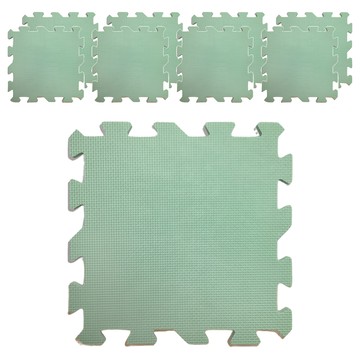 心樂家 素色巧拼地墊 天藍色 厚實軟彈 符合國家安全規範  9片  32 x 32 x 1cm