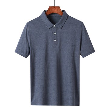 中老年Polo衫短袖夏季新款寬松大碼T恤上衣爸爸裝休閑運動衣服男