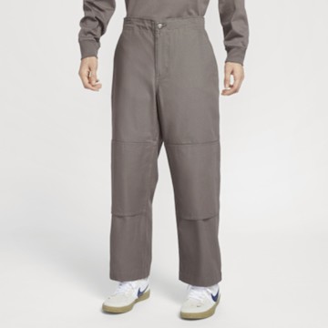 NIKE 長褲 男 女 中性 休閒褲 AS U NK SB TWILL DOUBLE KNEE P 灰 FV7350-289 (2L6188)