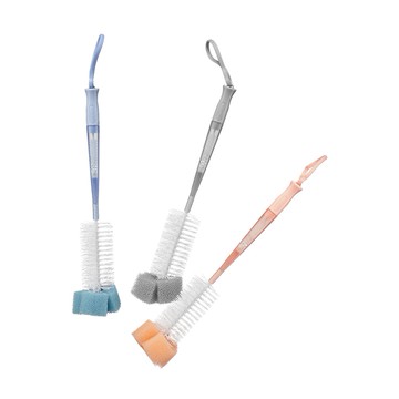 (預購) DM 連鎖藥妝店 babylove 二合一奶瓶清潔刷【顏色隨機】 1st (DM40546)