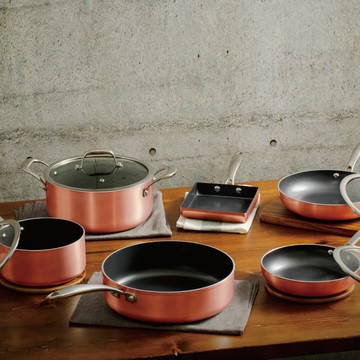 IRIS OHYAMA 鑽石經典款IH鍋6件組 DG-SE6  (煎鍋 湯鍋 玉子燒鍋 平底鍋)