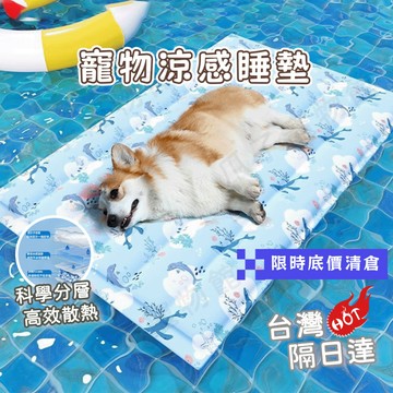 【隔日達】冰感凝膠狗狗冰墊 貓咪涼墊冰窩 寵物冰墊 寵物降溫冰涼墊 寵物涼感墊 降溫凝膠 涼爽軟彈 清潔方便 涼墊狗墊