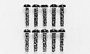 Tamiya R / C SPARE PARTS SP-573 2 × 8mm tapping screw (10 Set)