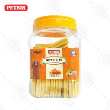 沛比兒  超效潔牙骨 起司風味 1000g 單罐 狗零食 潔牙棒 寵物零食