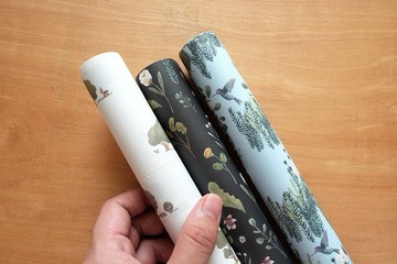 一套 3 張可重複使用的禮品包裝紙（系列 3）