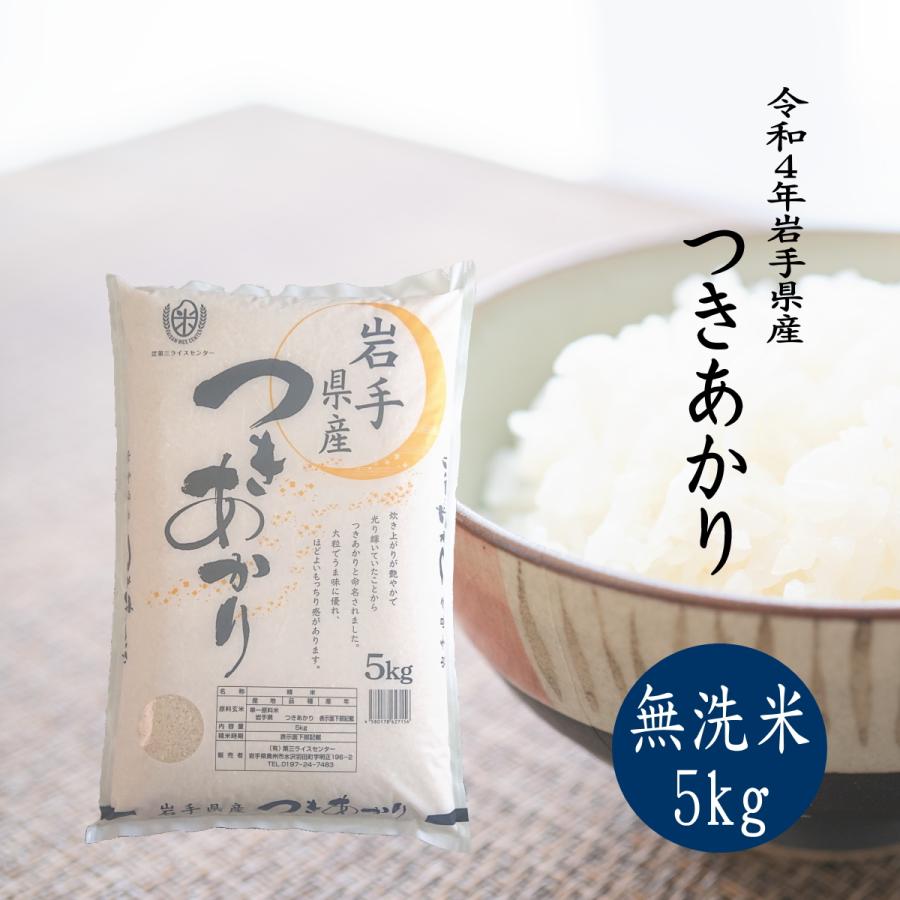 米 新米 令和5年 無洗米 米 お米 5kg つきあかり 5kg×1袋 令和5年 岩手県産 送料無料