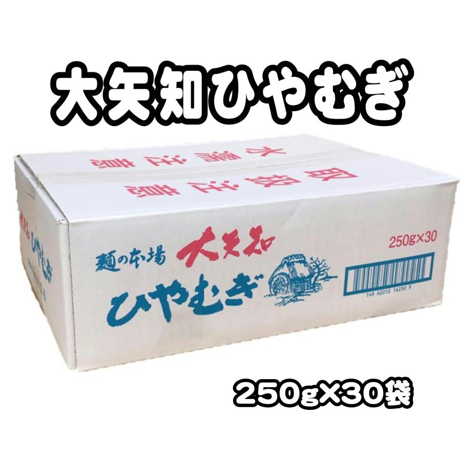 冷麦 大矢知ひやむぎ 250g×30袋 7.5kg 箱買い