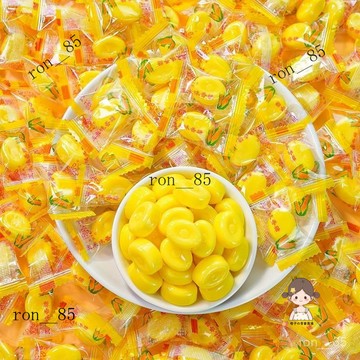 🍊 香濃玉米味硬糖 散裝 結婚喜糖 批髮休閒80後懷舊零食品水果糖果年貨 0VCE