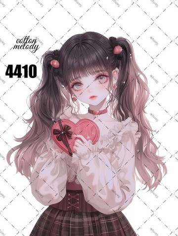 original sticker no.4410 人物貼紙 原創貼紙 原創人物貼紙 裝飾貼紙 cotton melody