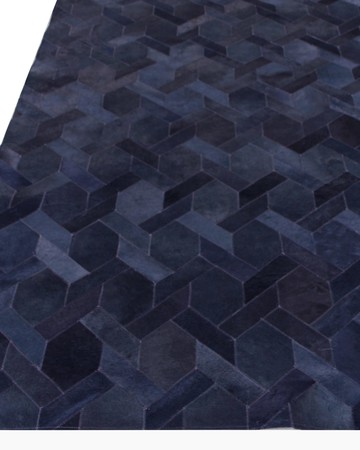 Crescent Hair on Hide Rug, 10' x 14'