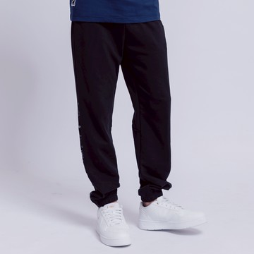 KINGO男款｜黑色寬鬆縮口長褲 421303｜官方直營