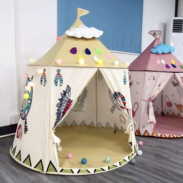 快速出貨 可開發票 蒙古包兒童帳篷室內公主城堡男女孩子游戲小屋可折疊帳篷玩具禮物