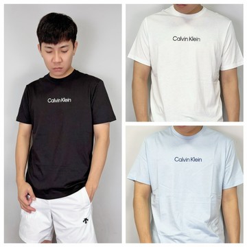 【New START精品服飾-員林】現貨 Calvin Klein CK 亮光膠印字母 短袖上衣 短袖 短T