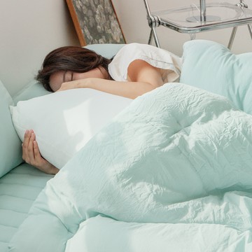 YESBEDDING 國內產蓬鬆柔軟微米水洗莫代爾薄被  200x230公分  薄荷綠