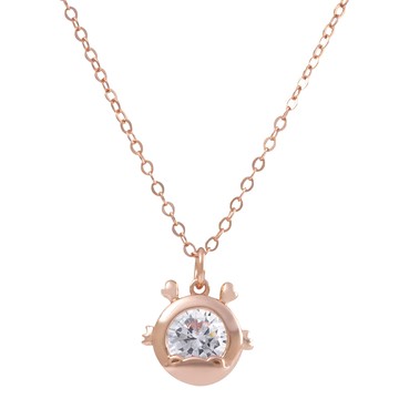 RADIANT STAR 璀璨之星 925純銀 MARIGOLD本命小龍項鍊 KMD515  40cm  玫瑰金  1條