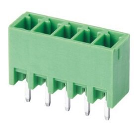 15EDGVC-3.5-05P-14-00A(H) 3.5mm 公頭 5P 300V 8A 插拔式接線端子台-10入/包(含稅)【佑齊企業 iCmore】